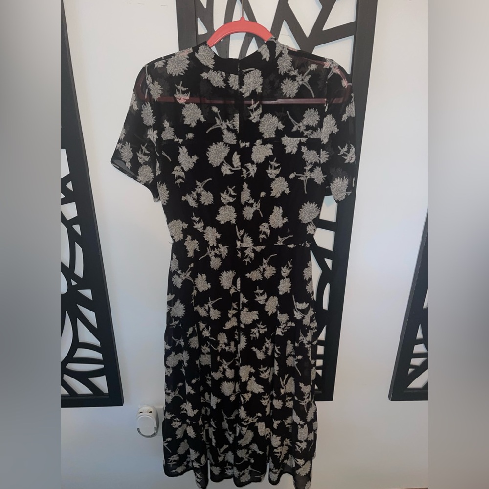 Lulu's Black and White Floral Maxi Dress - Picture 2 of 5